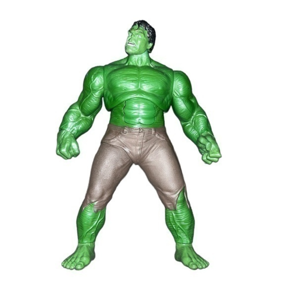Incredible Hulk Talking Large 10" Action Figure Green Marvel  2012